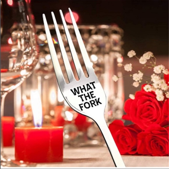 Stainless Steel “WHAT THE FORK” Kitchen Fork, 8”, New in Package - Picture 4 of 5